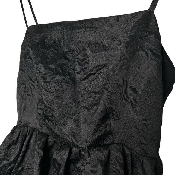 Anthropologie Jacquard Bubble Hem Dress Black Size 10 NEW - Picture 10 of 16